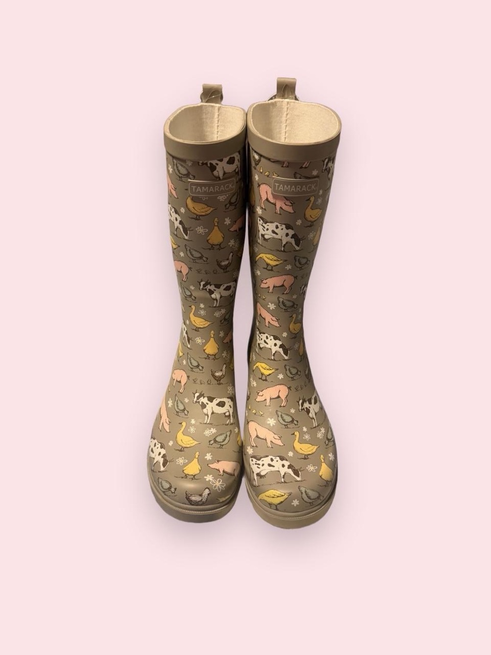 Tamarack women’s Farm Animal Rain Boots - viral on Tik Tok